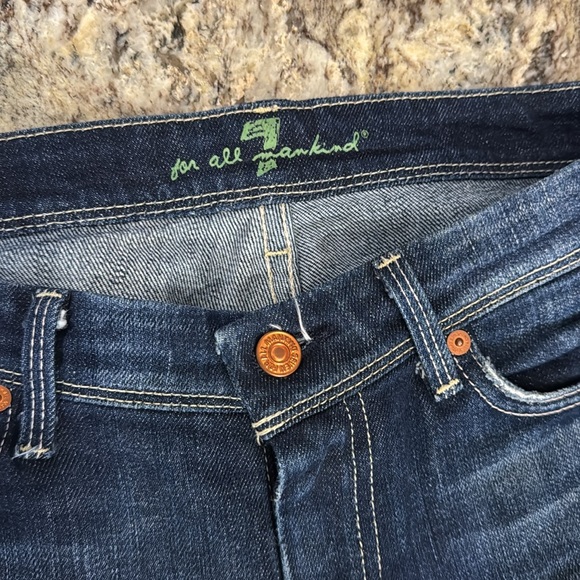 7 For All Mankind Flynn Boot Cut Flare Jeans, 34” inseam, “Z-Pocket” - Picture 2 of 12